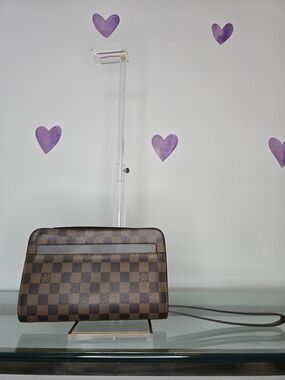 Damier Ebene Clutch